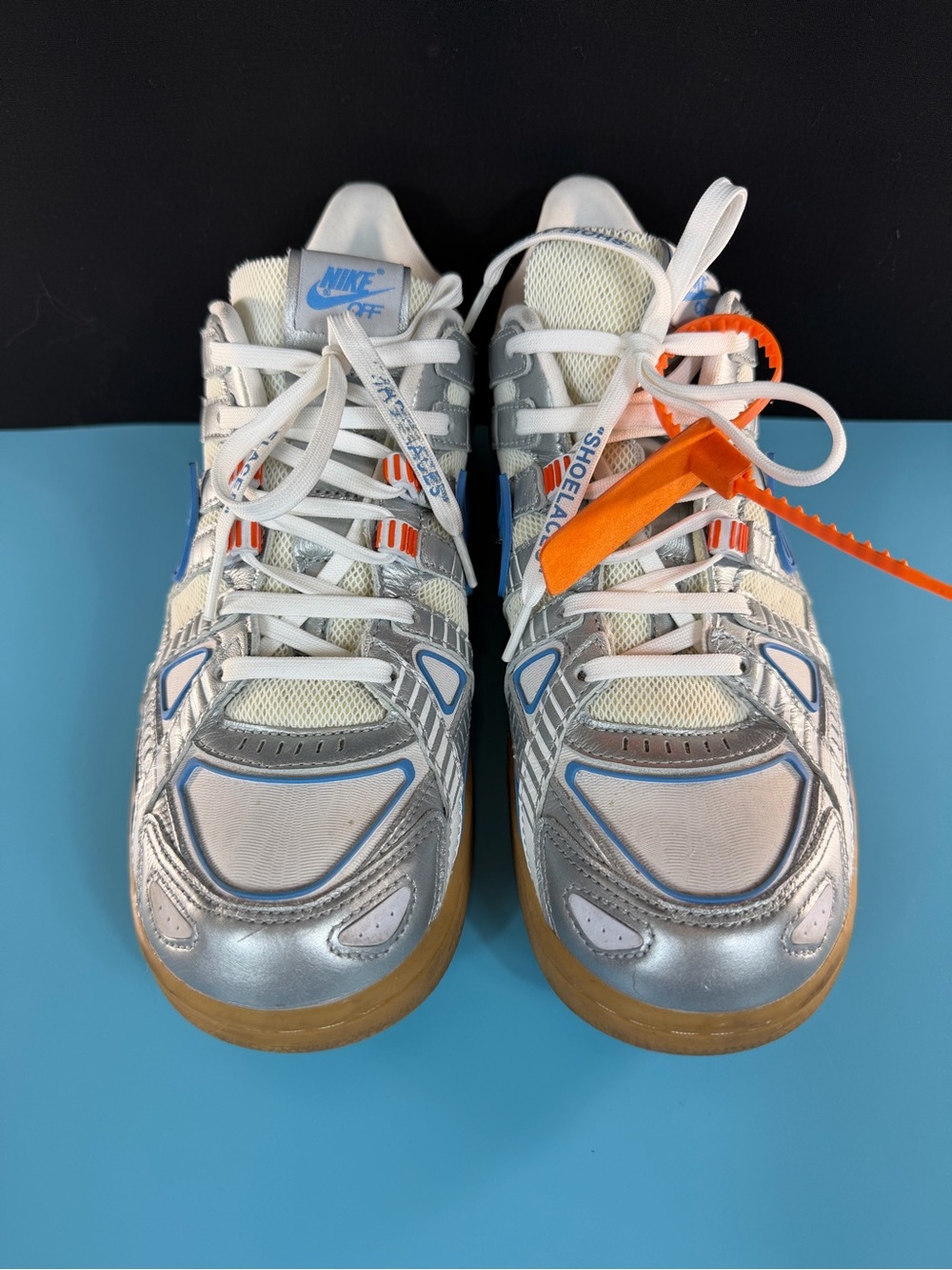 Nike Off-White Air Rubber Dunk Low University Blue CU6015-100 2020 Men